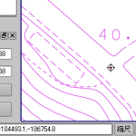 補正するGCPの左下