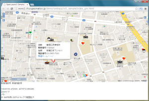 Google Mapsの表示